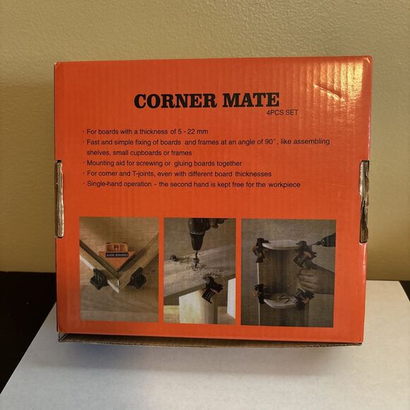 Corner Mate 90 Degree Angle Clamps 5-22mm (4 PC Set)-Frame holder -Wood- NIB - Picture 4 of 7